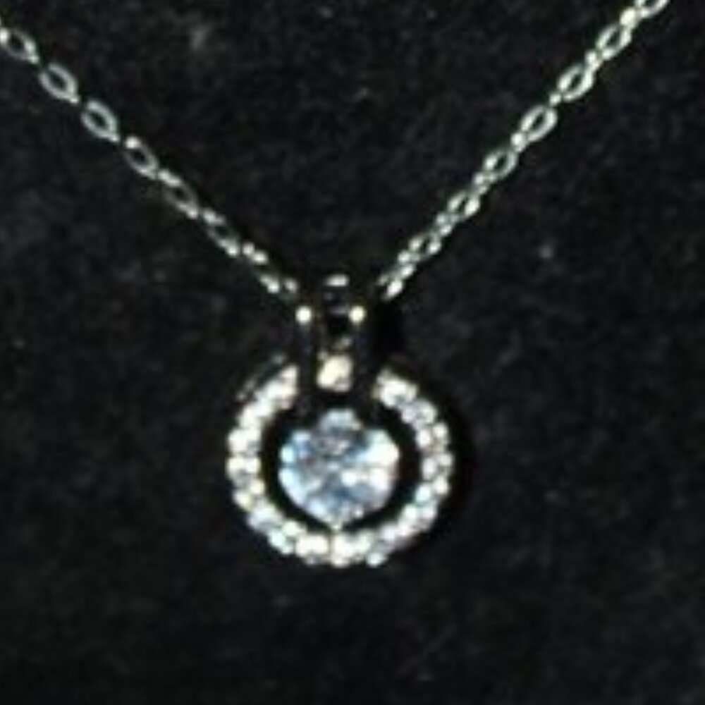Elegant Stainless Steel Crystal Necklace